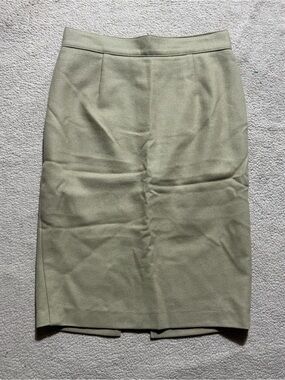 United Colors of Benetton Skirt Womens 42 (6) Straight Pencil Wool Blend Lined